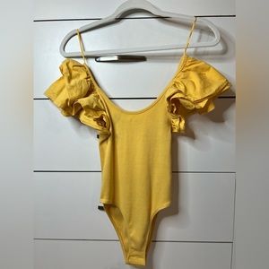 Zara Women’s Puff-Sleeve Bodysuit